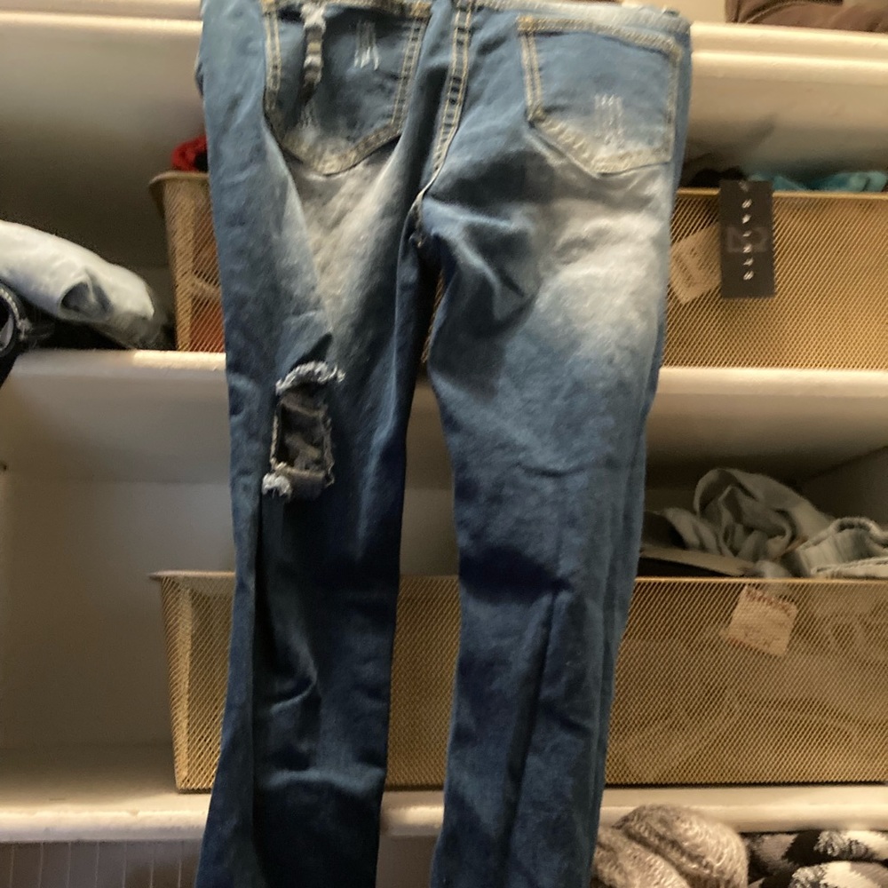 Cute denim work jeans. Worn twice